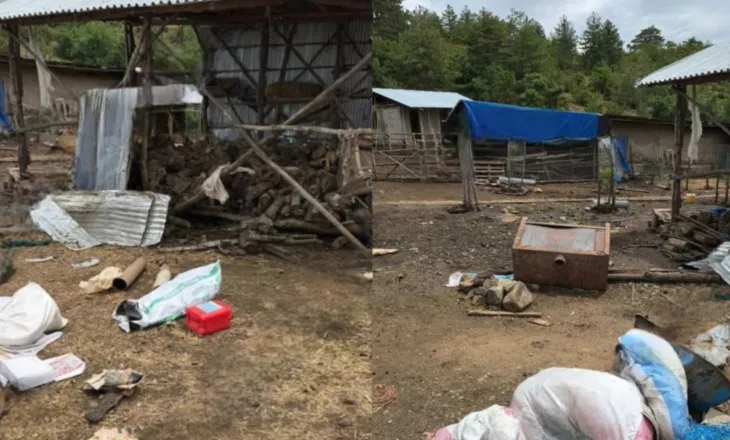 Foto+Video/ Brenda stanit ku fshihej Violand Braçellari, vendi i pyllëzuar ku mbeti i vrarë një polici dhe një tjetër u plagos