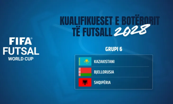 Futsall/ Kupa e Botës 2028: Shqipëria njeh kundërshtarët e saj