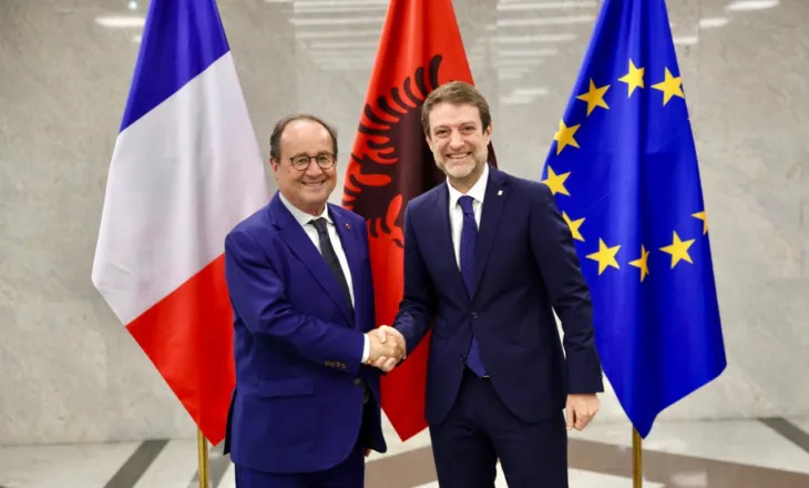 Hoxha pret në takim ish-presidentin francez: Integrimi i Ballkanit Perëndimor në BE, investim strategjik për Evropën