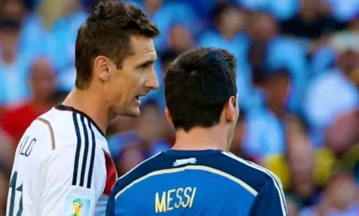 “Ia heq kapelen”! I theu rekordin e golave në Botëror, Miroslav Klose duartroket Lionel Messin: Kjo është fantastike për futbollin