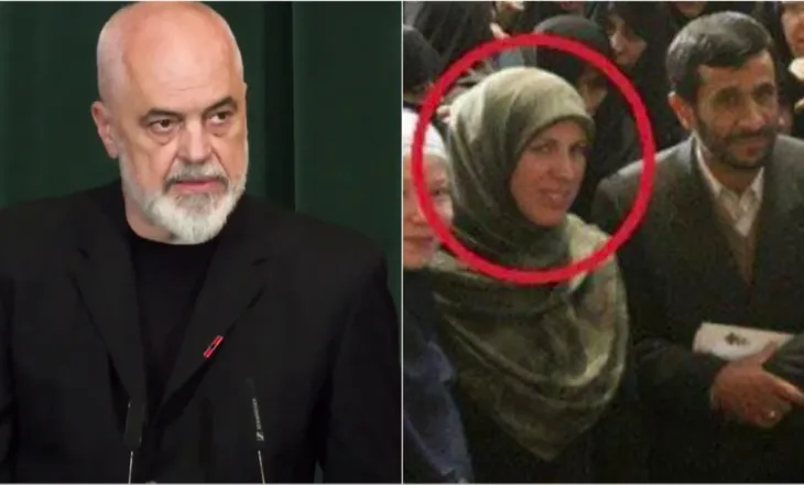 Ikballe Huduti në protestat në Tiranë, Edi Rama nxjerr foton e saj me ish-presidentin iranian: Në emër të Allahut…