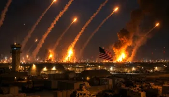 IRANI GODET ME RAKETA BAZAT E DRONE AMERIKANE