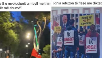 Ish-ministrja: Turp dhe neveri! Pse disa deputetë të PD-së nxjerrin foto nga protesta sikur është e tyre?