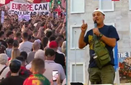Ish-polici i bashkohet protestës para Kryeministrisë: Burra mos e lëshoni frontin, fitorja do jetë e juaja!