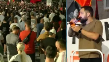 “Jemi bashkë deri në fund, nuk përçahemi”, Gent Progni në protestë: Rama dhe Berisha në burg!