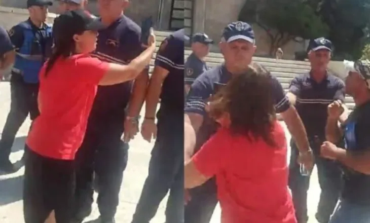 Kaluan natën para Kryeministrisë, largohen me forcë protestuesit, policët bëhen ‘gardh’ para zyrës së Ramës