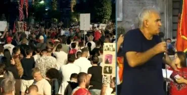 “Karçanaj na u shit me “shtëpi me qira”/ Protestuesi me tone të ashpra revolte: Belinda del e flet ëmbël, përballuni