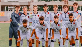 Kombëtarja U-14 fiton 2-0 ndaj Maqedonisë së Veriut në miqësoren e zhvilluar në Korçë