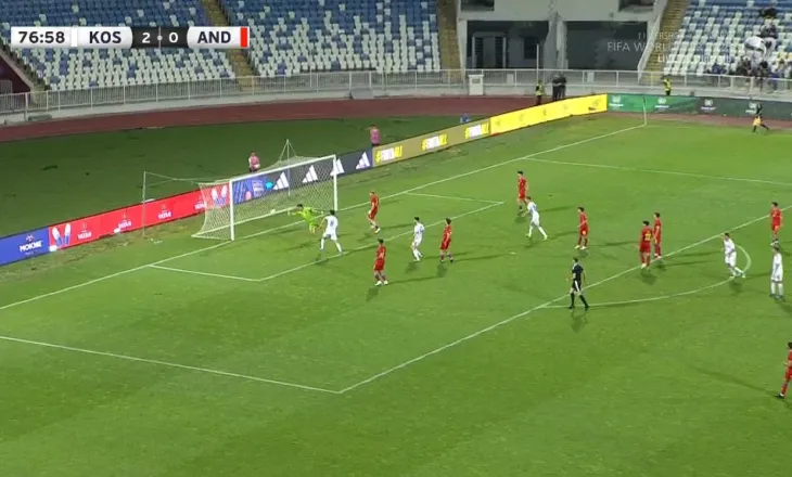 Kosova fiton pastër ndaj Andorrës, Asllani shënon gol spektakolar nga goditja e dënimit
