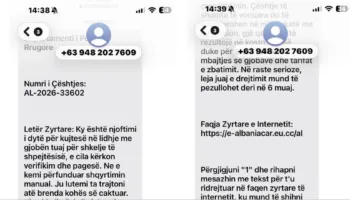 “Kujdes nga SMS-të mashtruese për gjoba dhe detyrime të papaguara”/ Policia apel qytetarëve: Mos i klikoni linket