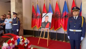 Lot e trishtim, nisin homazhet për policin hero që u vra në krye të detyrës gjatë aksionit në Maliq