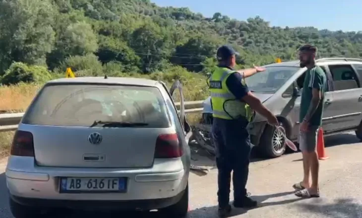 Makinat përplasen kokë më kokë në aksin Fier-Levan, drejtuesit e mjeteve përfundojnë në spital