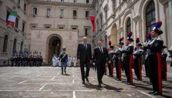 Marrëveshja për prodhimin e mjeteve lundruese ushtarake, ministri Nufi takon në Romë homologun e tij italian