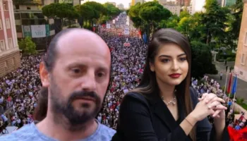 “Maska ra pas 22 ditësh!”/ Sara Mila mesazh për protestuesit pas dokumenteve për Dritan Goxhajn: Karikaturë…