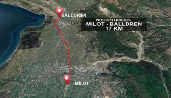 Ministri i Mbrojtjes, Ermal Nufi: Aksi Milot–Balldren, korridor zhvillimi për Veriun e Shqipërisë