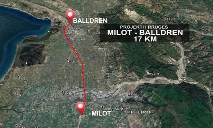 Ministri Nufi për Milot–Balldre: Investim i rëndësishëm për veriun e Shqipërisë