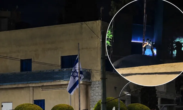 Momenti-Protestuesit heqin flamurin te Ambasada Izraelite, Ministria e Jashtme: Akt i turpshëm