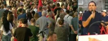 “Mos u dorëzoni deri në dorëheqjen e Ramës”/ Ish-studenti i ’90, pjesëmarrës në protestë: Vij nga Amerika, luftoni…
