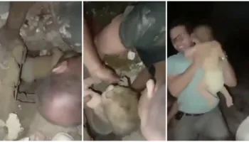 Mrekulli mes rrënojave në Venezuelë! Familjarët gërmojnë me duar, nxjerrin gjallë fëmijën pas tërmetit shkatërrues (VIDEO)