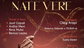 Muzika, zërat lirikë dhe koreografitë e baletit në mbrëmjen artistike “Tingujt e një nate vere”