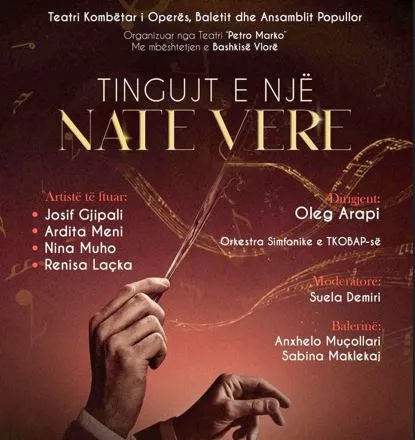 Muzika, zërat lirikë dhe koreografitë e baletit në mbrëmjen artistike “Tingujt e një nate vere”