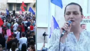 “Na thanë se jemi 2 mijë veta, por ne…”/ Protestuesja ironizon Ramën: Ua kemi prishur gjumin