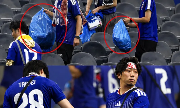 Ndodh edhe këtë herë! Tifozët japonezë pastrojnë stadiumin pas ndeshjes me Holandën. Por pse?!