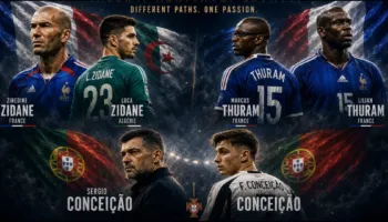Në gjurmët e baballarëve, nga Zidane te Conceiçao, 7 futbollistët që do të luajnë në Botëror, ashtu si prindërit e tyre