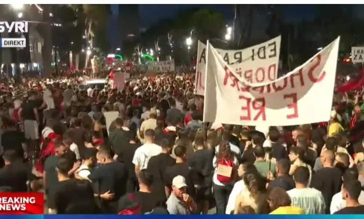 Nis marshimi kilometrik i protestuesve, thirrje në kor për dorëheqjen e Ramës