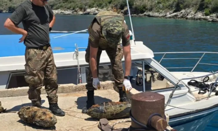 Operacion i bazës ushtarake, nxirren nga deti dy predha të Luftës së II-të Botërore në Gjirin e Porto-Palermos