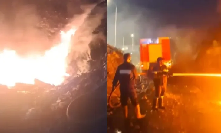 Paguajmë për inceneratorët që nuk ekzistojnë/ Rindizet zjarri në zonën ku janë të depozituara mbetjet urbane në Vlorë