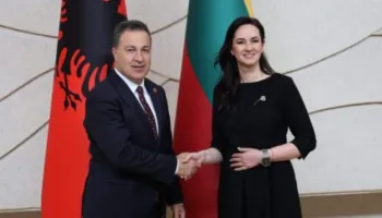 Peleshi mbyll turin balltik në Lituani, merr mbështetje për anëtarësimin e Shqipërisë në BE
