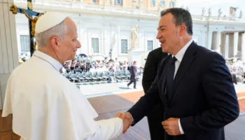 Peleshi në Vatikan, takim me Papa Leoni XIV
