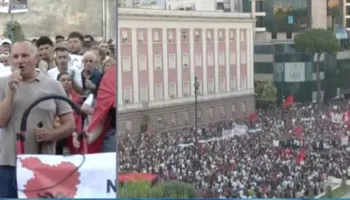 Prekëse/ I verbëri në protestë: Kjo qeveri e ka mbaruar mandatin e vetë, Shqipëria na takon ne, të jemi të bashkuar