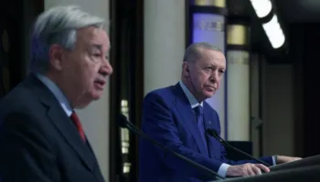 Presidenti turk dhe sekretari i përgjithshëm i OKB-së diskutojnë zhvillimet rajonale dhe globale