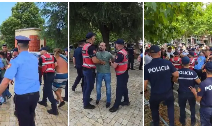 Protesta para Kuvendit/ Disa të shoqëruar, mes tyre Dritan Goxhaj