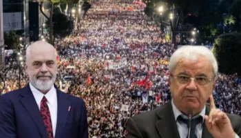 Protestat në Tiranë, Ngjela ‘godet’ Ramën: Kërkon të arrijë forcën e diktatorit, por kjo është lajthim…