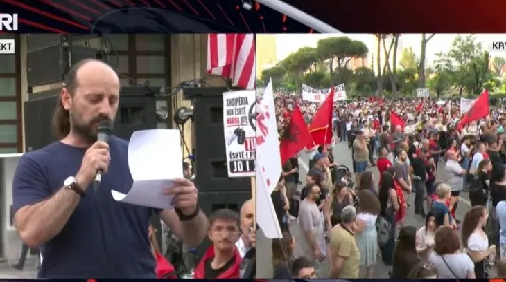 Protestuesit paraqesin 5 kërkesat: Dorëheqje e panegociueshme e Ramës, qeveri teknike për 12 muaj…