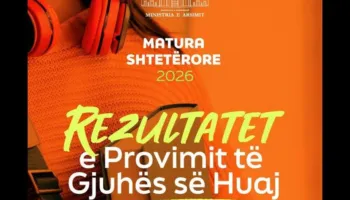 Publikohen rezultatet e provimit të Gjuhës së Huaj për Maturën Shtetërore 2026