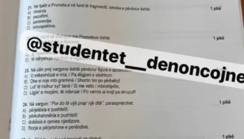 Publikoi tezën e Gjuhës dhe Letërsisë në TikTok, përjashtohet maturanti në Kukës