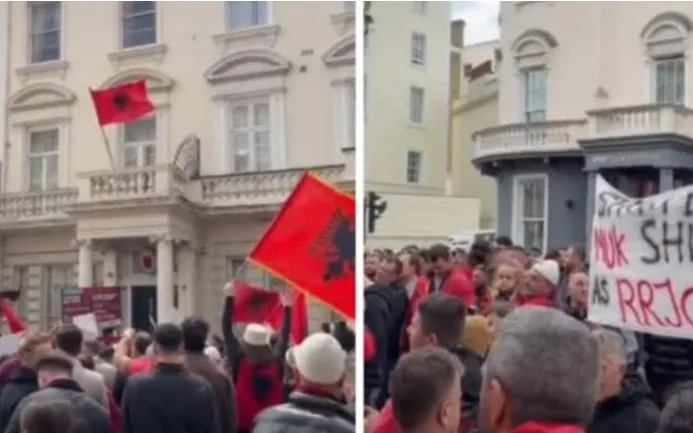 “Rama jep dorëheqjen!”/ Diaspora e Londrës protestë të fuqishme kundër qeverisë për Zvërnecin: Shqipëria nuk shitet!
