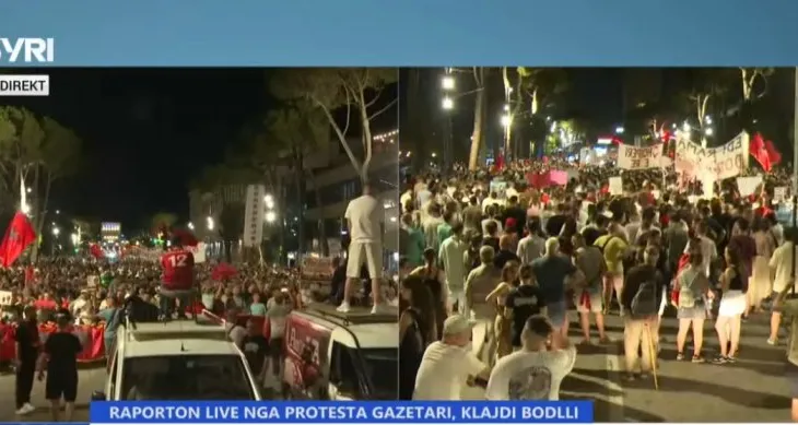 ‘Rama jepe dorëheqjen’/ Dita e 29-të e revoltës qytetare, nis marshimi në rrugët e Tiranës