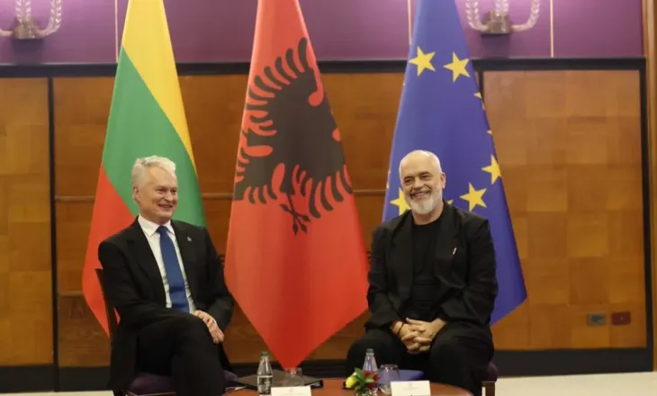Rama pret në takim Presidentin e Lituanisë, në fokus integrimi në BE