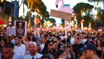 Rama sulmon protestuesit në ‘Financial Times’: Shkoni q…