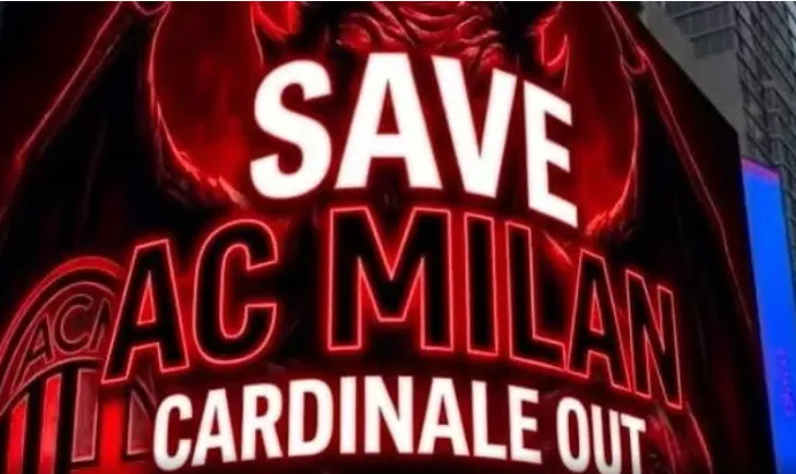 “Save AC Milan” dhe “Cardinale Out” në “Times Square”; tifozët kuqezinj e dërgojnë protestën në shtëpinë e pronarit