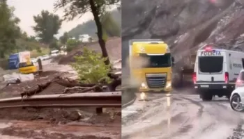Shkak rënia e gurëve, bllokohet për më shumë se një orë qarkullimi i mjeteve në aksin Hotolisht-Librazhd