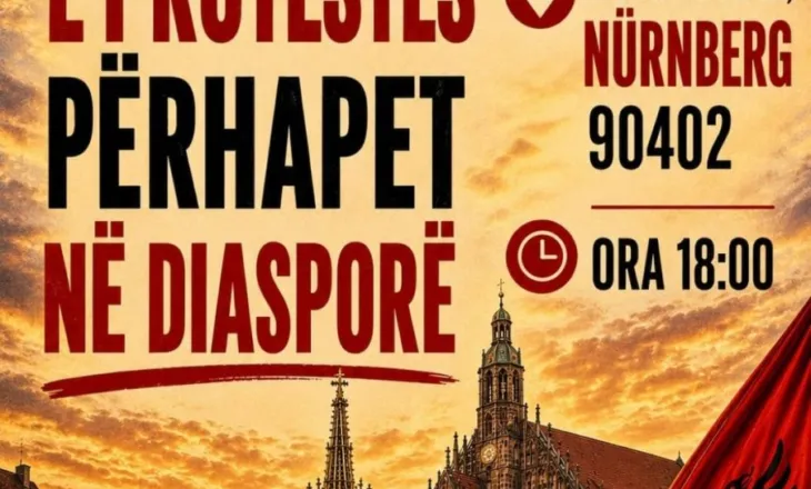 ‘Shkëndija e protestës përhapet në Diasporë’/ Shqiptarët e Gjermanisë ftohen në tubim kundër Ramës në Nuremberg