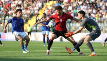Shqipëri U-21 bën një paraqitje të mirë, por mundet me rezultatin minimal nga Italia