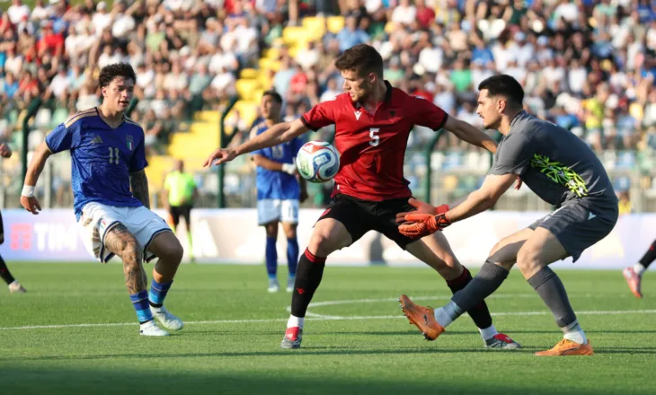 Shqipëri U-21 bën një paraqitje të mirë, por mundet me rezultatin minimal nga Italia