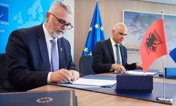 Shqipëria nënshkruan tre konventa me Këshillin e Europës, Gogu: Fokus te AI, drejtësia dhe siguria